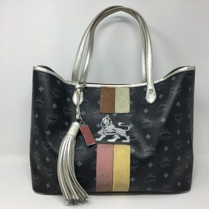 mcm princess lion handbag